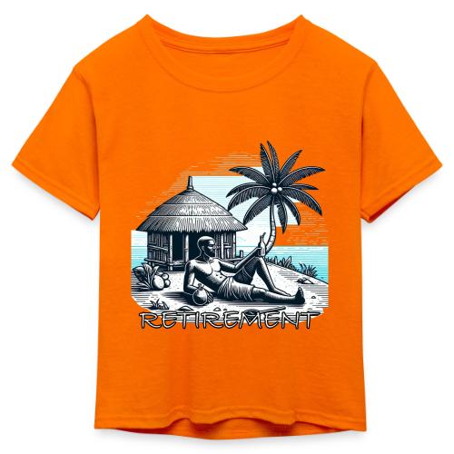 Retirement - Kid's 50/50 Neon T-Shirt