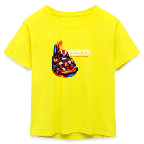 Carcadelogoracer1 - Kid's 50/50 Neon T-Shirt
