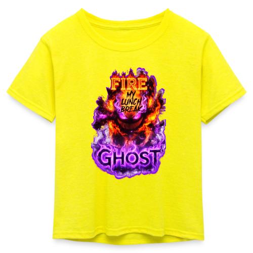 The Fire Ghost 26 - Kid's 50/50 Neon T-Shirt