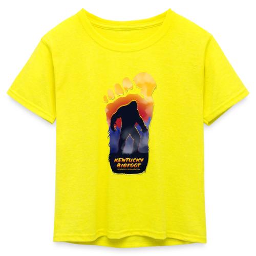 Kentucky Bigfoot - Kid's 50/50 Neon T-Shirt