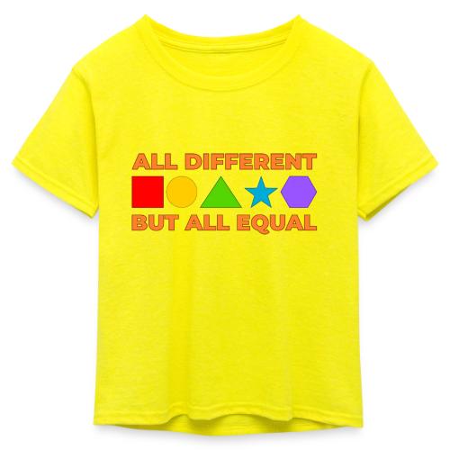 United in Diversity - Kid's 50/50 Neon T-Shirt