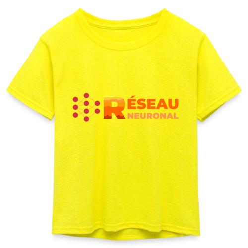Neural Network: Digital Synapses - Kid's 50/50 Neon T-Shirt