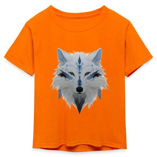 Ivory Grace Wolf - Kid's 50/50 Neon T-Shirt