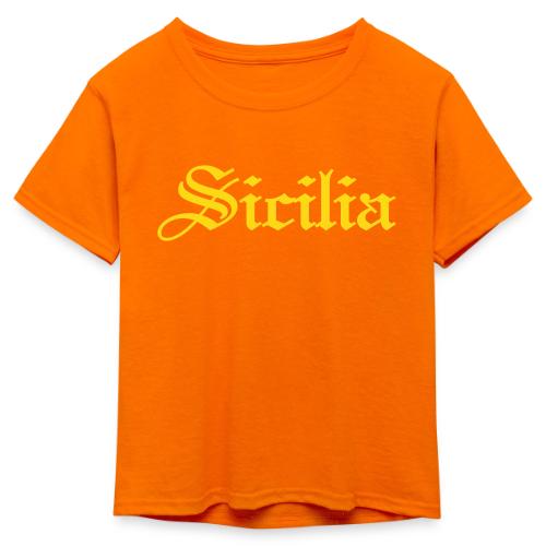 Sicilia Gothic - Kid's 50/50 Neon T-Shirt