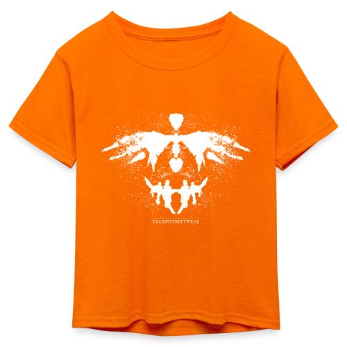 Rorschach_white - Kid's 50/50 Neon T-Shirt