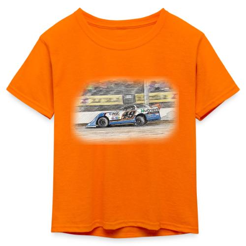 Johnathan Davenport's #49 B - Kid's 50/50 Neon T-Shirt