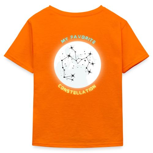 My Fav Constellation (SAGITTARIUS) - Kid's 50/50 Neon T-Shirt