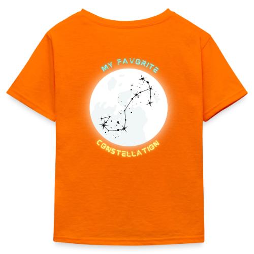 My Fav Constellation (SCORPIO) - Kid's 50/50 Neon T-Shirt