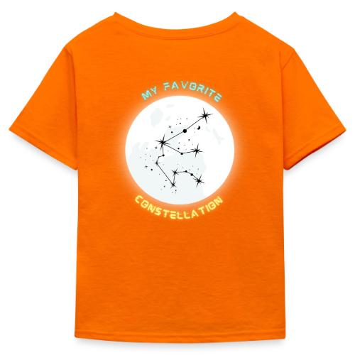 My Fav Constellation (AQUARIUS) - Kid's 50/50 Neon T-Shirt