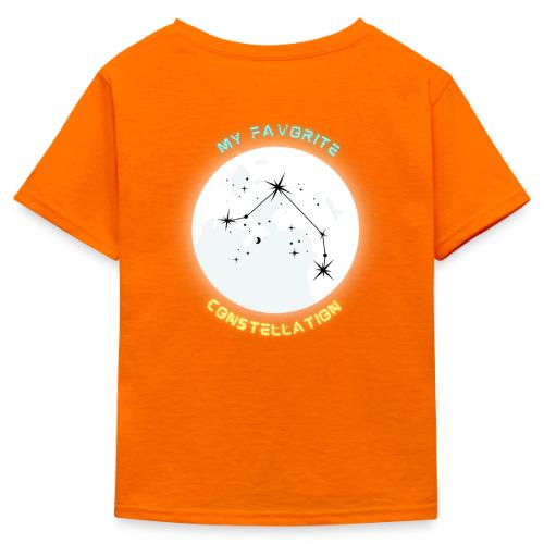 My Fav Constellation (ARIES) - Kid's 50/50 Neon T-Shirt
