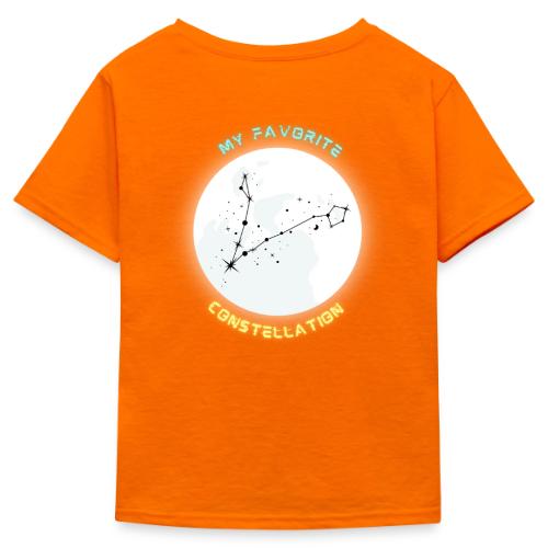 My Fav Constellation (PISCES) - Kid's 50/50 Neon T-Shirt