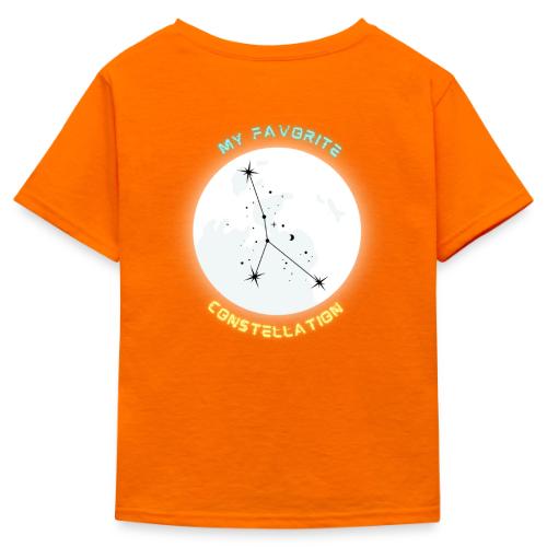 My Fav Constellation (CANCER) - Kid's 50/50 Neon T-Shirt