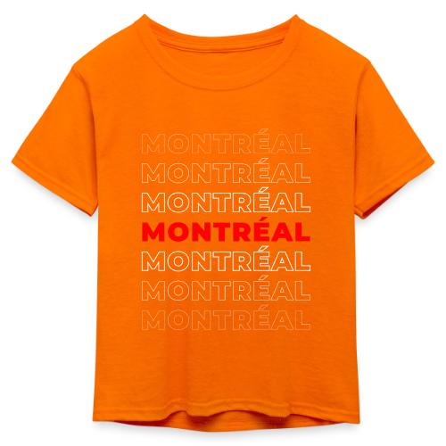 Montreal Echoes - Kid's 50/50 Neon T-Shirt