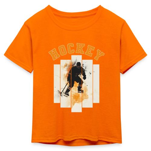 Hockey Grind - Kid's 50/50 Neon T-Shirt