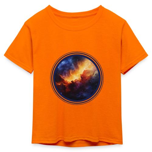 Nebula Dreams - Kid's 50/50 Neon T-Shirt