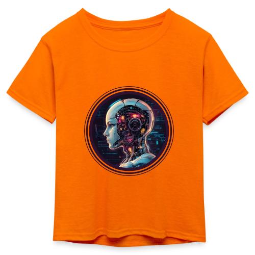 Artificial Intelligence (AI): The Future Circuit - Kid's 50/50 Neon T-Shirt