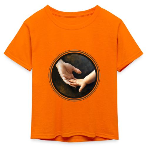 Hand in hand - Kid's 50/50 Neon T-Shirt