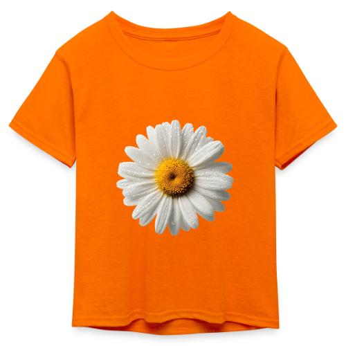 Morning Daisy Freshness - Kid's 50/50 Neon T-Shirt