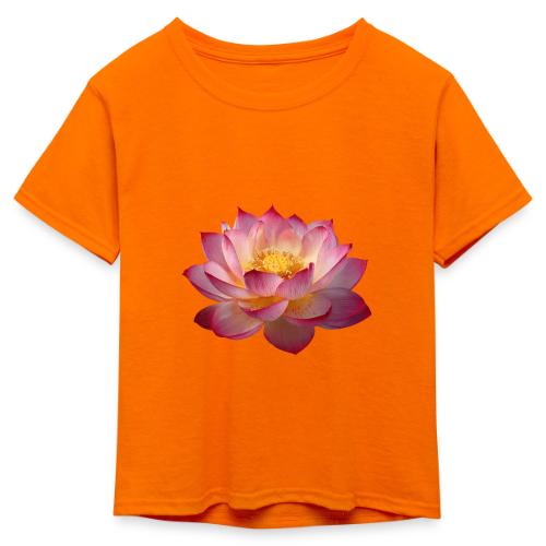 Serenity Lotus Grace - Kid's 50/50 Neon T-Shirt