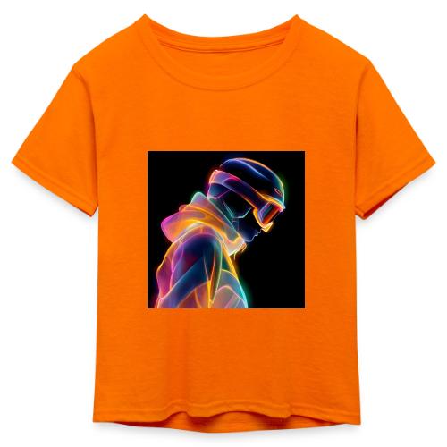 Snowboarding: Neon Gravity Ride - Kid's 50/50 Neon T-Shirt
