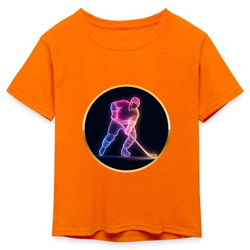Hockey: Neon Ice Rush - Kid's 50/50 Neon T-Shirt