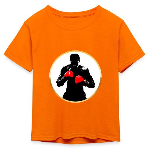 Boxing: Golden Ring Fighter - Kid's 50/50 Neon T-Shirt