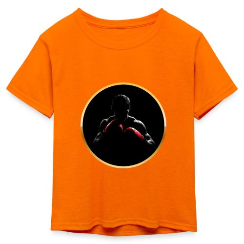 Boxing: Crimson Gloves Fighter - Kid's 50/50 Neon T-Shirt