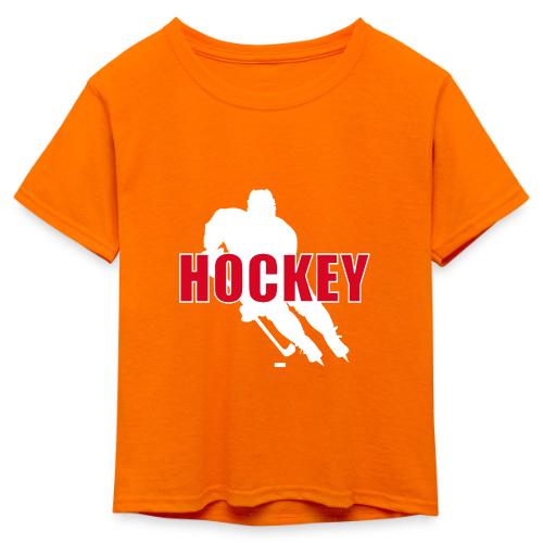 Power Play Hockey - Kid's 50/50 Neon T-Shirt