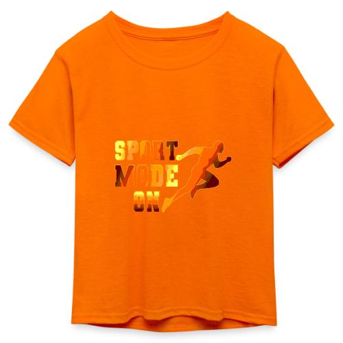 Sport Mode On - Kid's 50/50 Neon T-Shirt