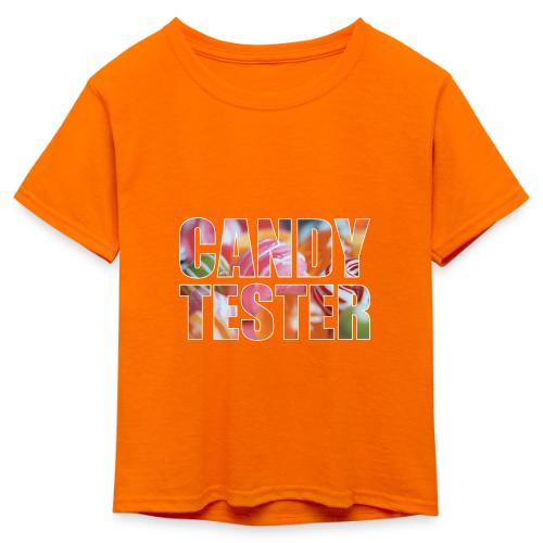 Candy Tester Delight - Kid's 50/50 Neon T-Shirt
