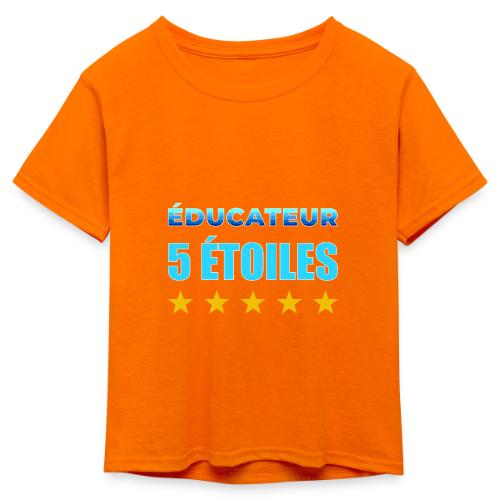 Éducateur 5 Étoiles - Kid's 50/50 Neon T-Shirt