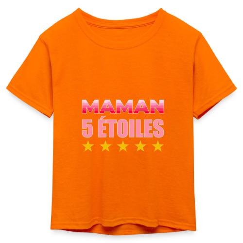 Five Star Mom - Kid's 50/50 Neon T-Shirt