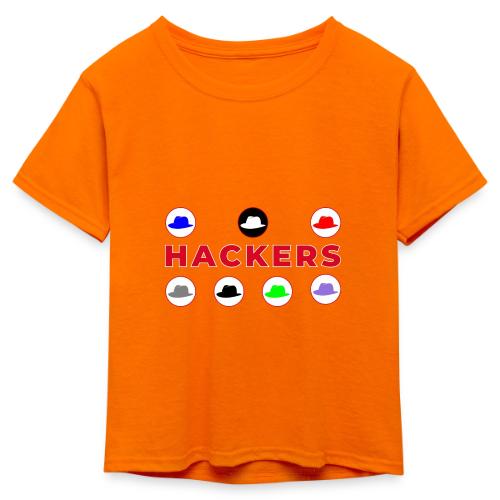 The Spectrum of Hackers - Kid's 50/50 Neon T-Shirt