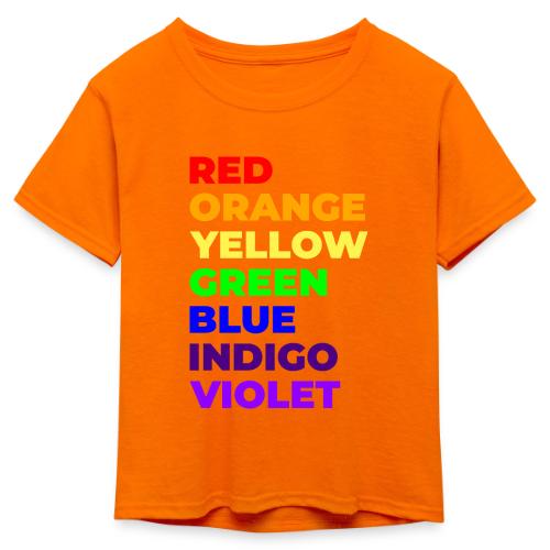 True Colors - Kid's 50/50 Neon T-Shirt