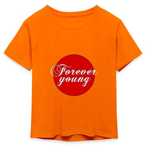 Forever Young, timeless Youth - Kid's 50/50 Neon T-Shirt