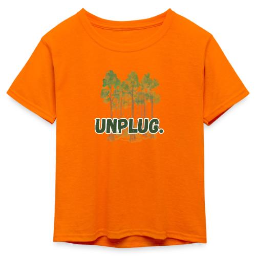 Unplug Series 4 - Kid's 50/50 Neon T-Shirt