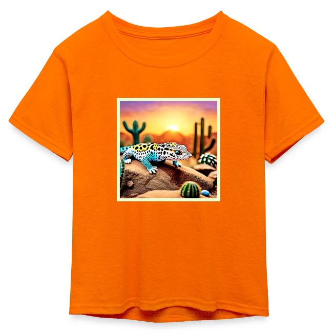 Colorful Gecko Rocks Design