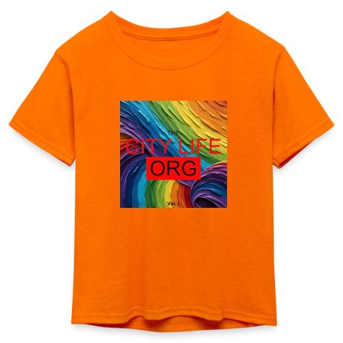CIty Life Org Vol. 1 - Kid's 50/50 Neon T-Shirt