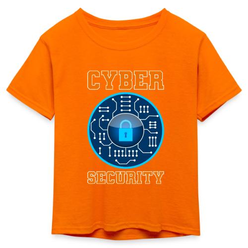 Cycer security: Secure by Design - Kid's 50/50 Neon T-Shirt