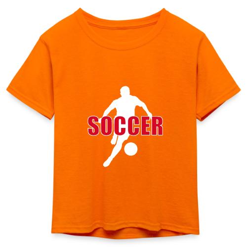 Power Kick Soccer - Kid's 50/50 Neon T-Shirt