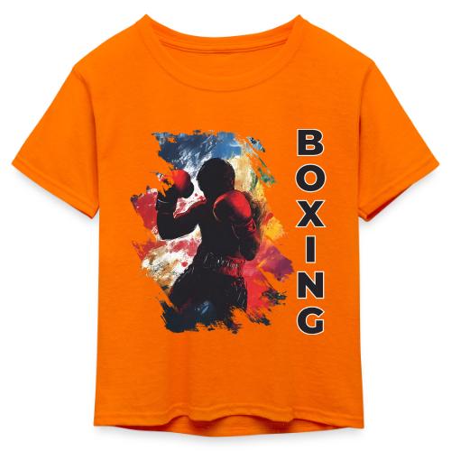 Boxing Drive - Kid's 50/50 Neon T-Shirt
