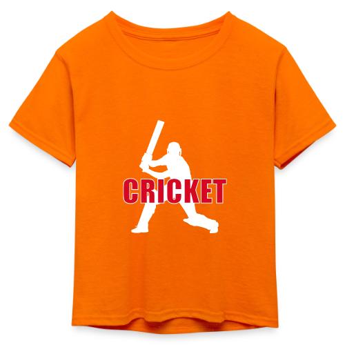 Power Play Cricket - Kid's 50/50 Neon T-Shirt