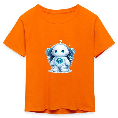 Snowy AI - Kid's 50/50 Neon T-Shirt