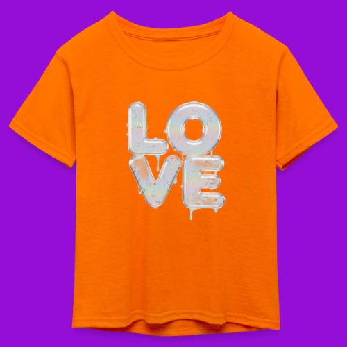 Valentine three set - Kid's 50/50 Neon T-Shirt