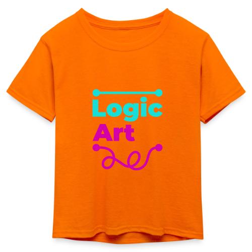 Art vs Logic - Kid's 50/50 Neon T-Shirt