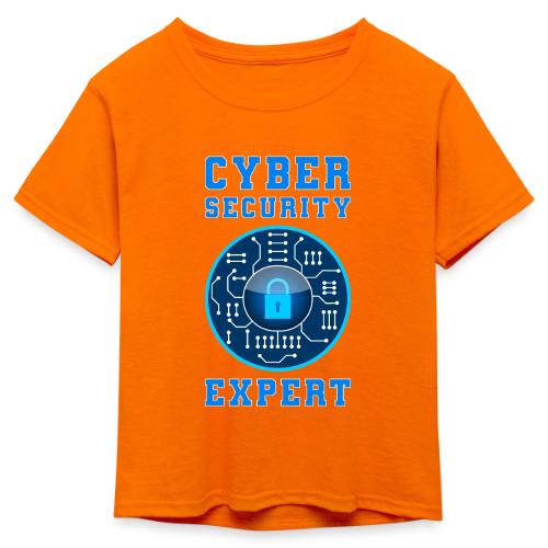 Cyber Security Expert - Kid's 50/50 Neon T-Shirt