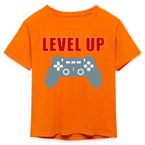 Level Up Gamer Controller Apparel - Kid's 50/50 Neon T-Shirt