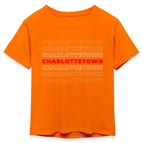Charlottetown Character - Kid's 50/50 Neon T-Shirt