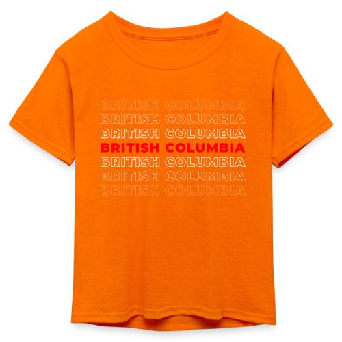 British Columbia Bold - Kid's 50/50 Neon T-Shirt