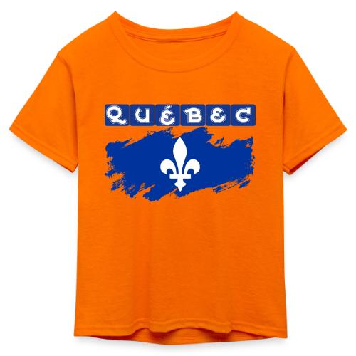 Québec la Belle province - Kid's 50/50 Neon T-Shirt